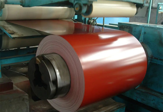 PPGI PPGL Color Prepainted Steel Rolls Sheets لفائف ورقة تسقيف مجلفنة